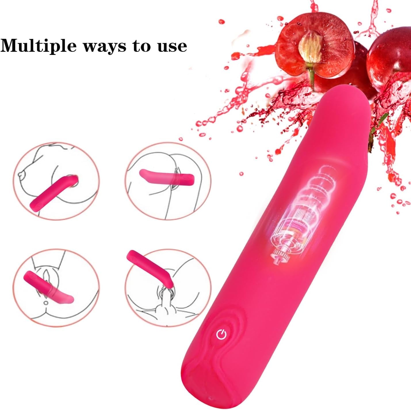 FingerTip Mini Finger Bullet Vibrator – 10 Modes, Waterproof - Vixen Adult Playroom