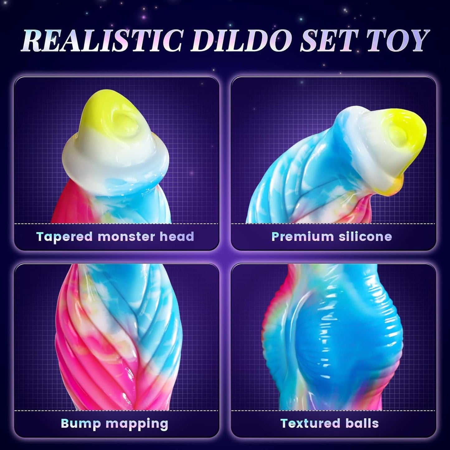 FireBird App-Control Thrusting Fantasy Dildo 10.2" - Vixen | Nova Network