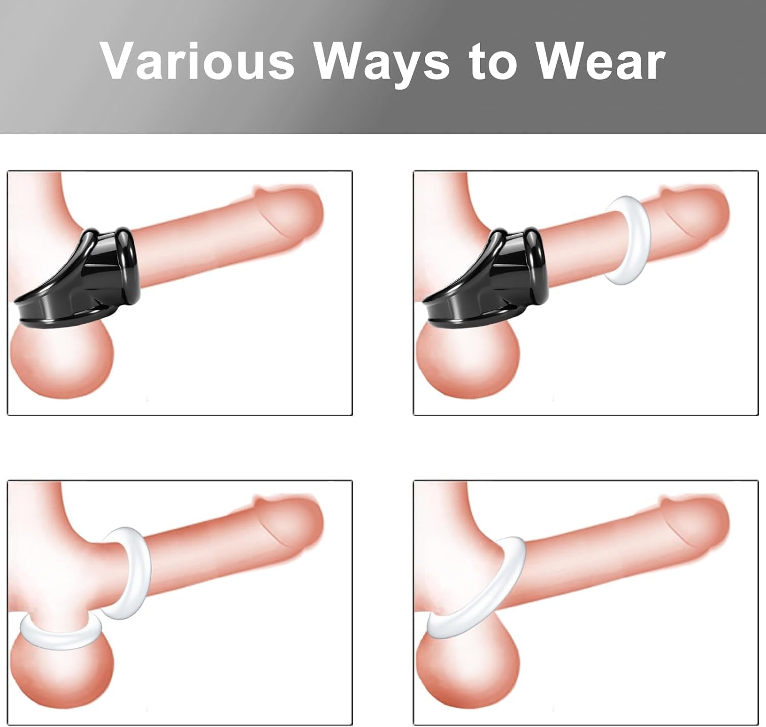 FirmFlex Ball Stretcher Cock Ring Set - Vixen | Nova Network