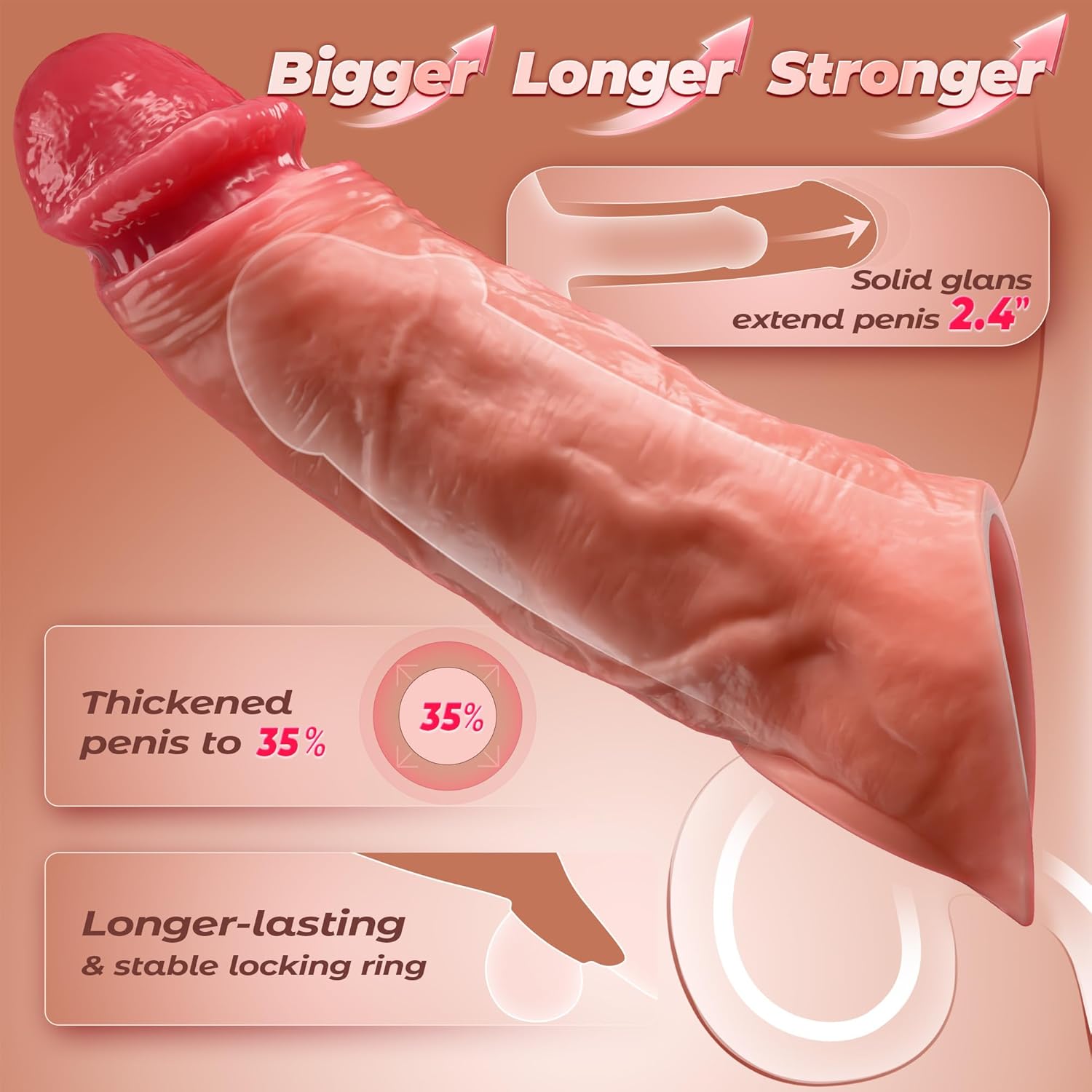FirmVibe Remote Control Penis Sleeve - Vixen | Nova Network