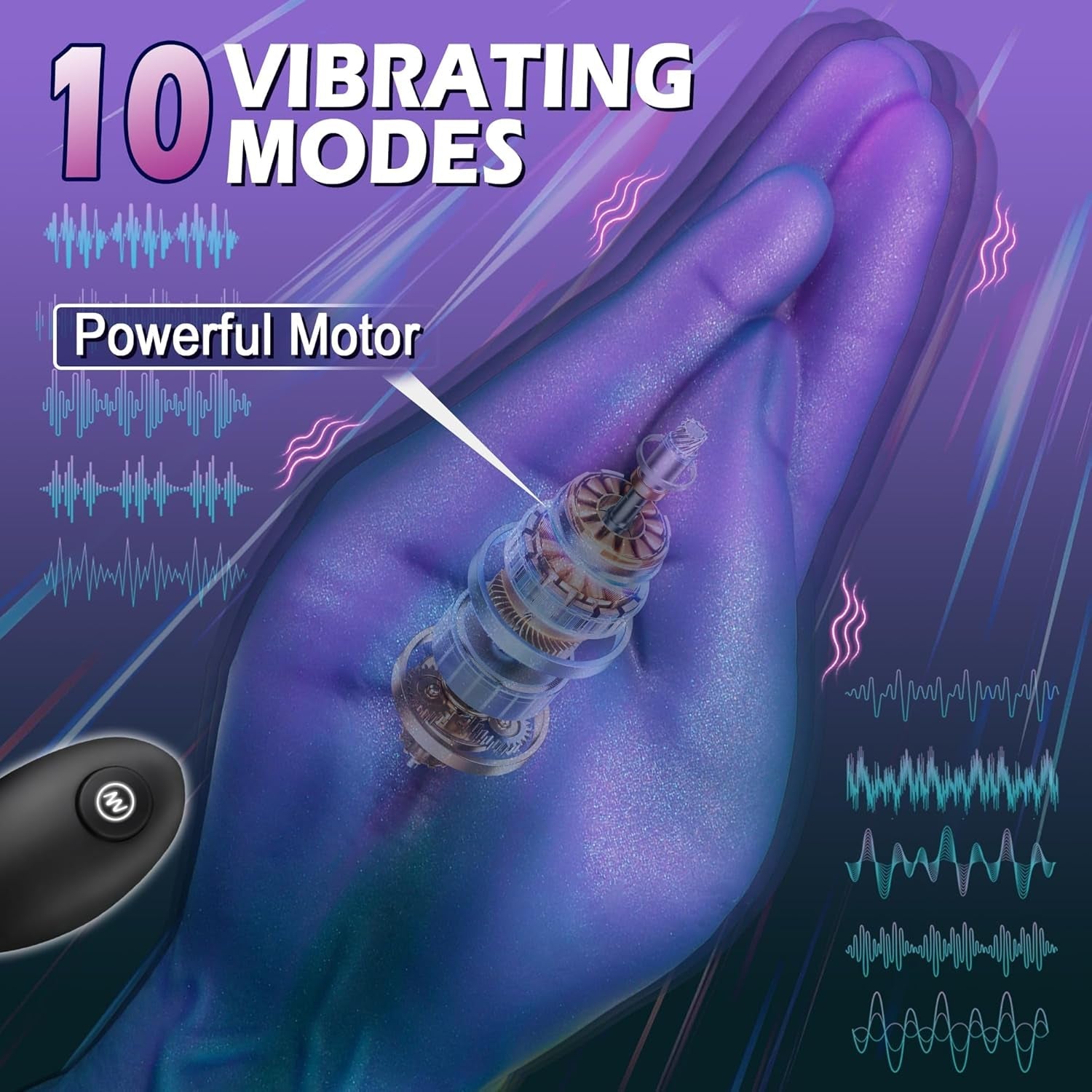 FistForce Large Vibrating Butt Plug - Vixen | Nova Network