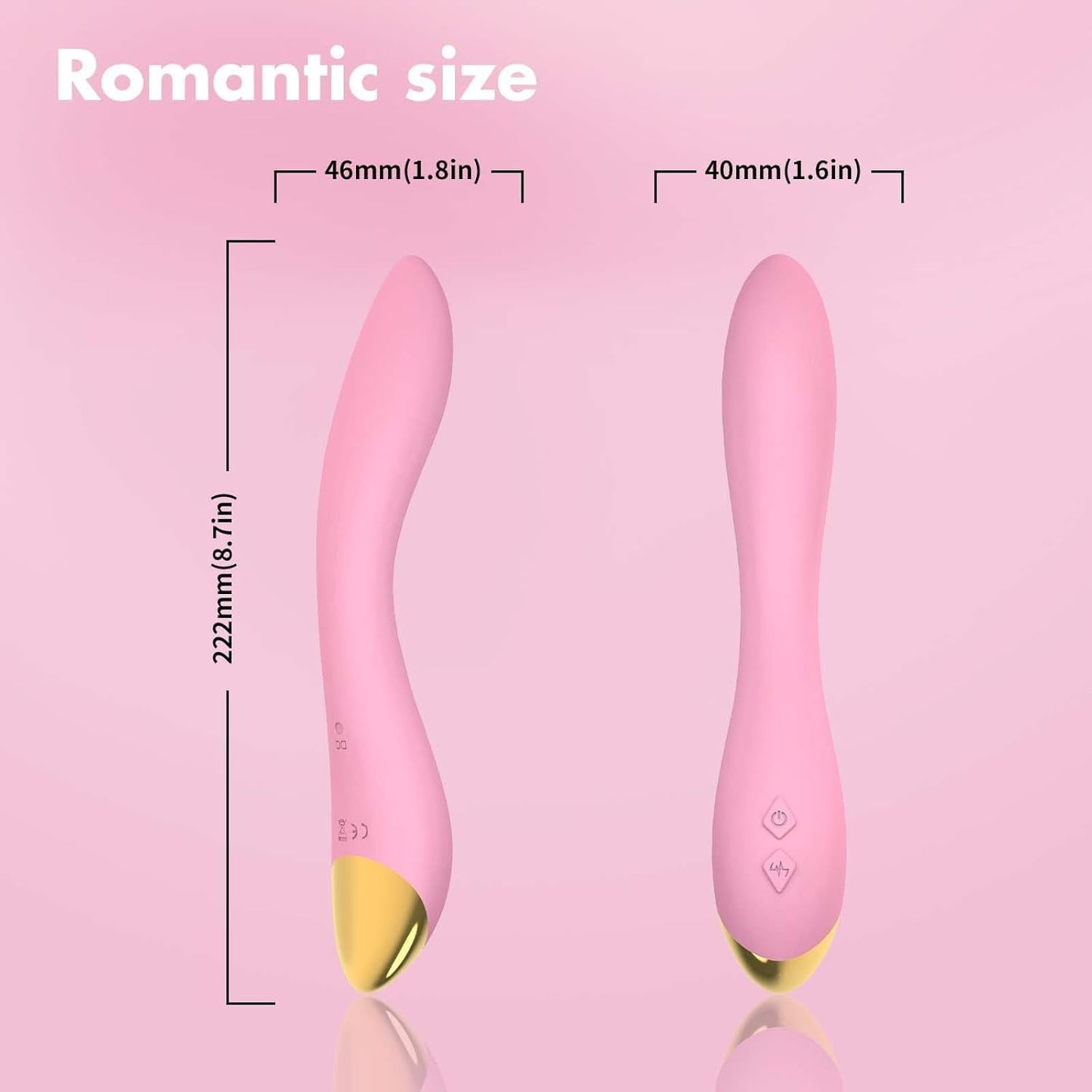 FlamingoFlex G - Spot Vibrator Wand, 9 Modes - Vixen | Nova Network