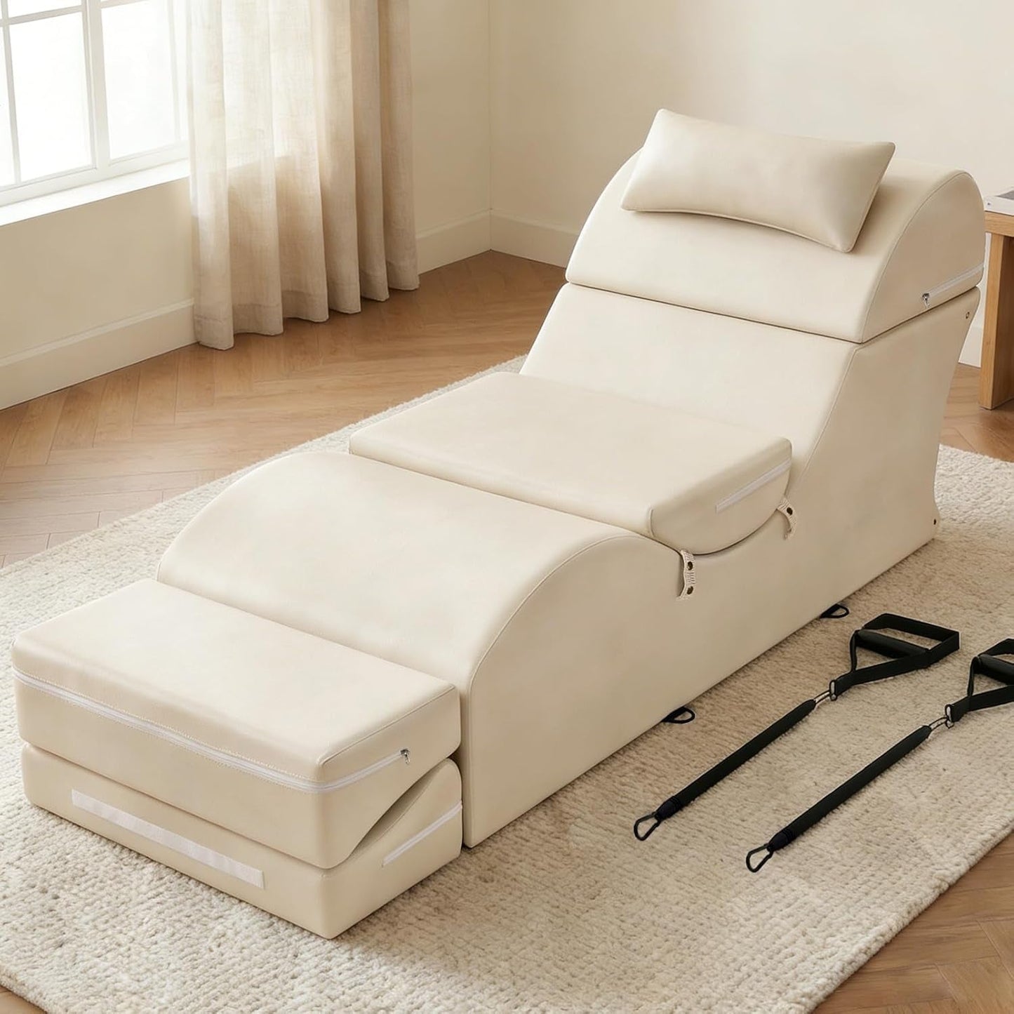 FlexBench Beige Sex Chaise Lounge - Vixen | Nova Network