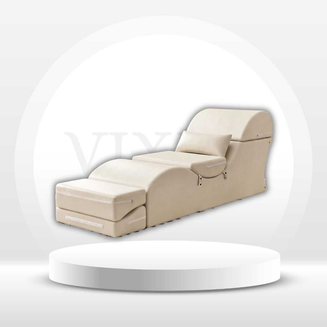 FlexBench Beige Sex Chaise Lounge - Vixen | Nova Network