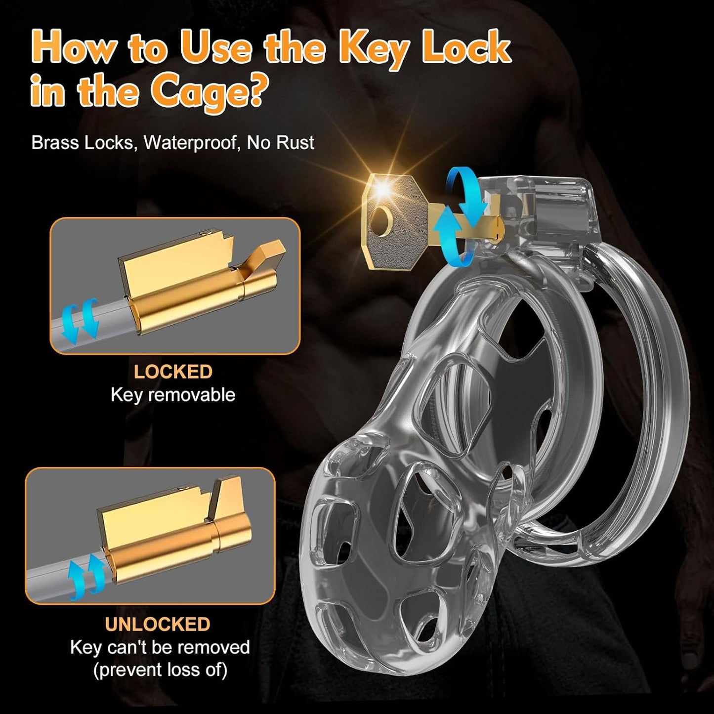 FlexCage Transparent Soft Chastity Cage - Vixen | Nova Network