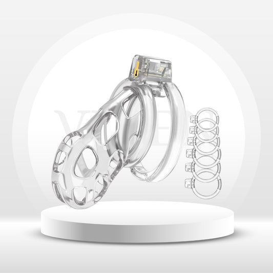 FlexCage Transparent Soft Chastity Cage - Vixen | Nova Network