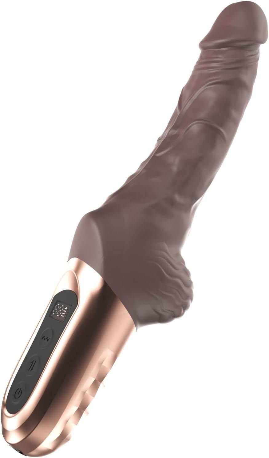 FlexDrive 9.8” Thrusting Vibrator Dildo - Vixen | Nova Network