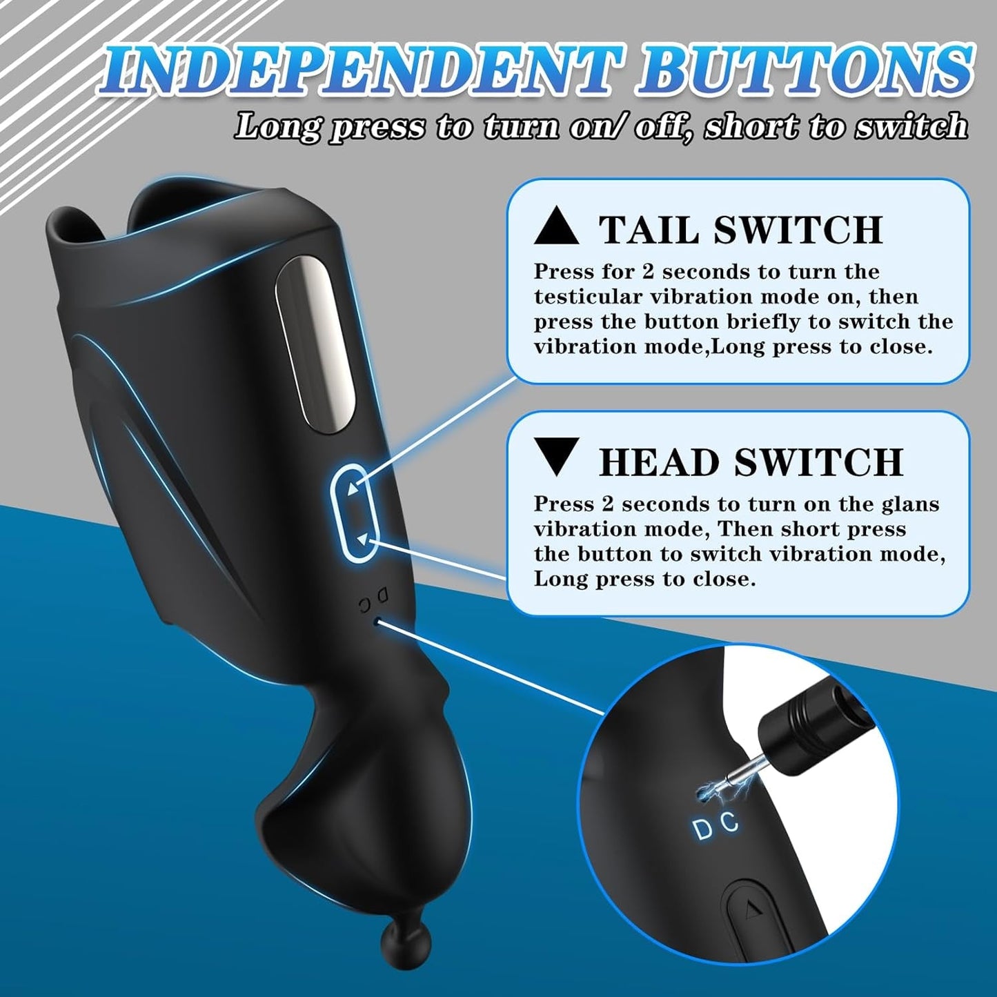 FlexGlide Male Trainer Vibrator Glans Stimulator - Vixen | Nova Network
