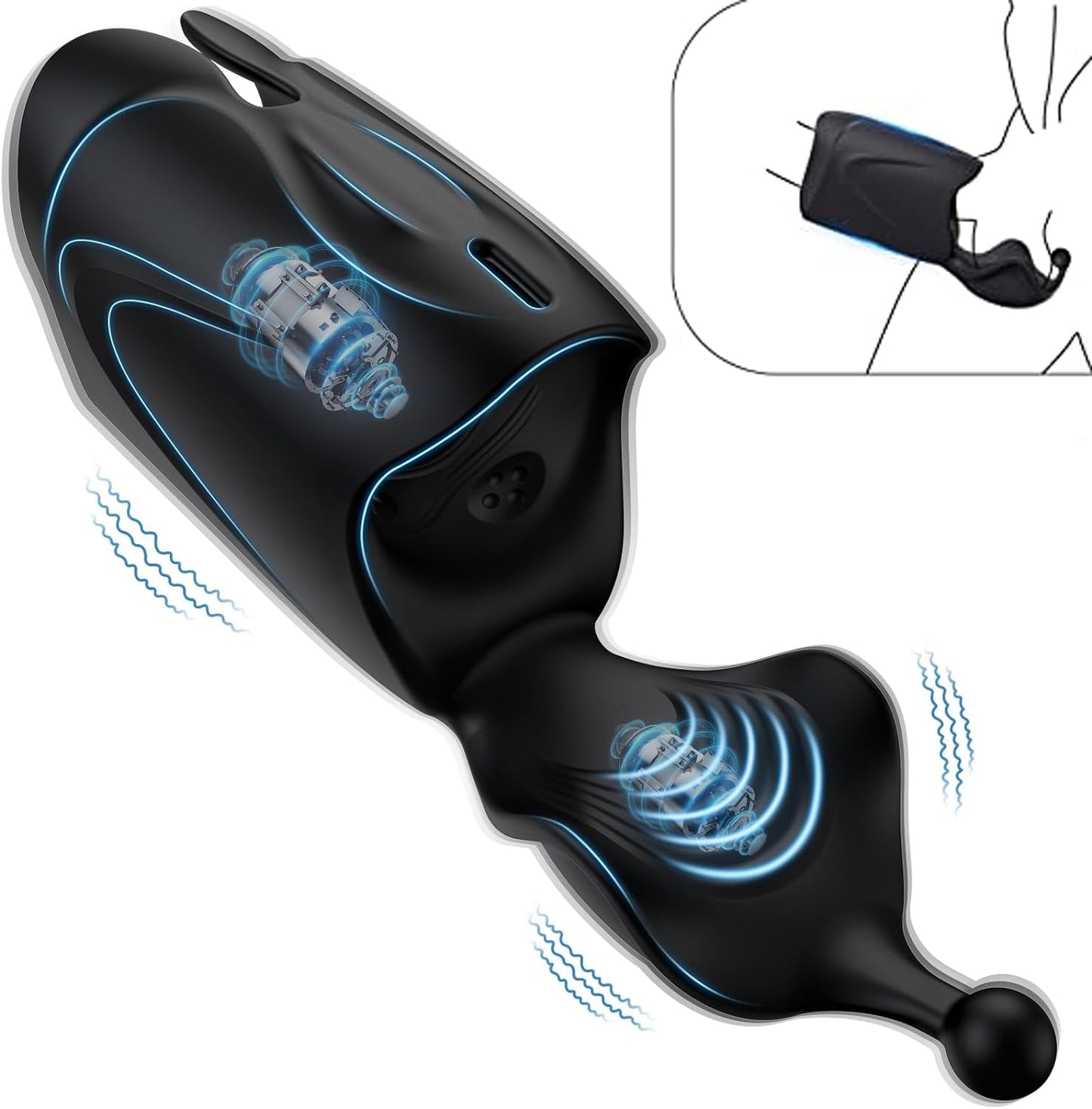 FlexGlide Male Trainer Vibrator Glans Stimulator - Vixen | Nova Network