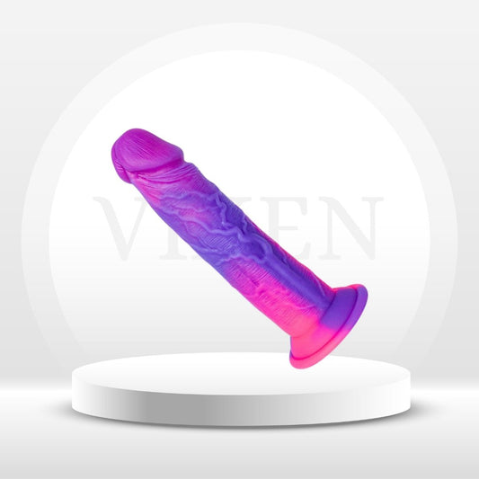 FlexGlow 8.2" Liquid Silicone Dildo - Vixen | Nova Network