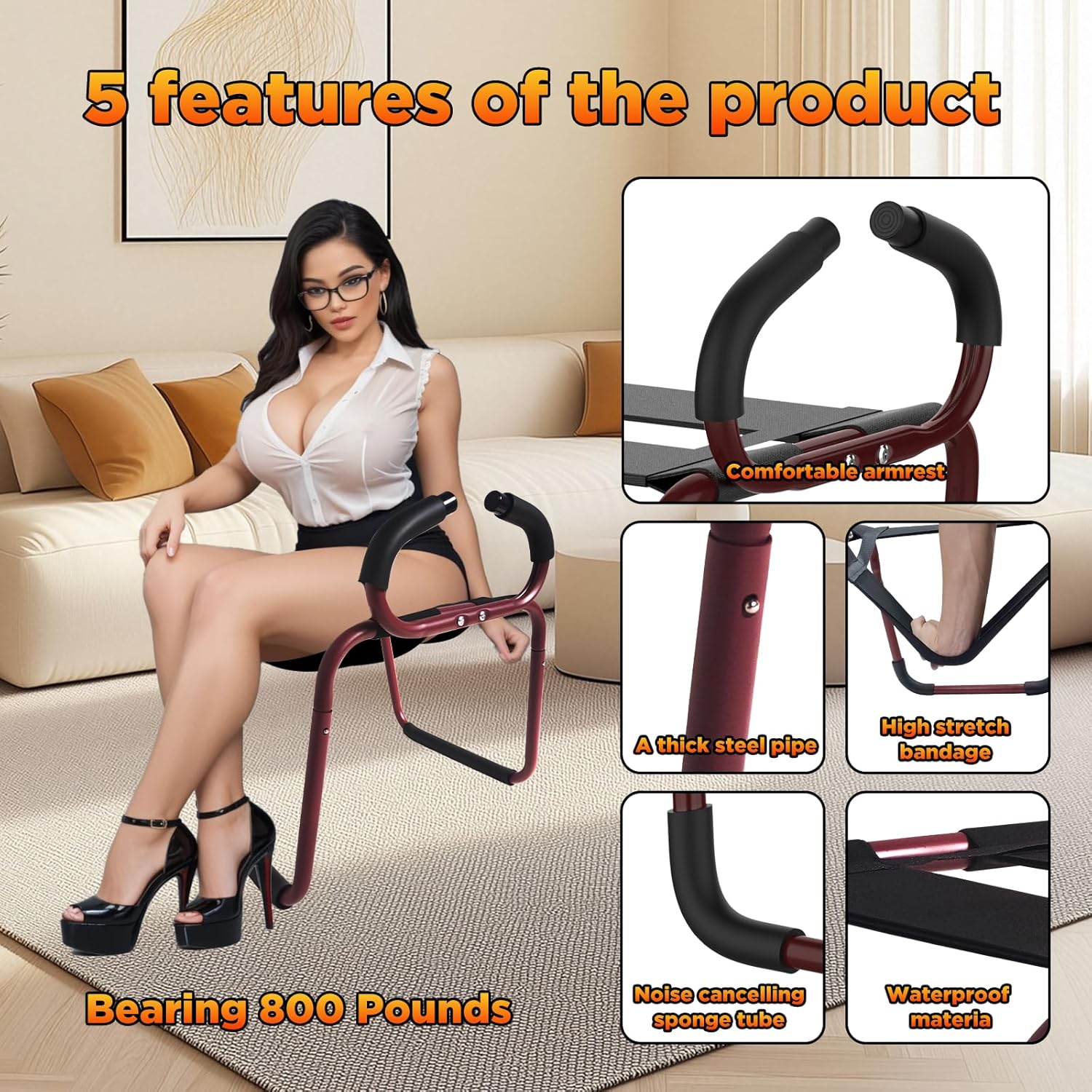 FlexiThrone Sex Position Chair - Vixen | Nova Network