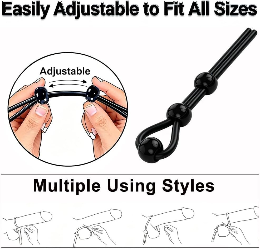 FlexLoop 9 - Piece Adjustable Cock Ring Set - Vixen | Nova Network