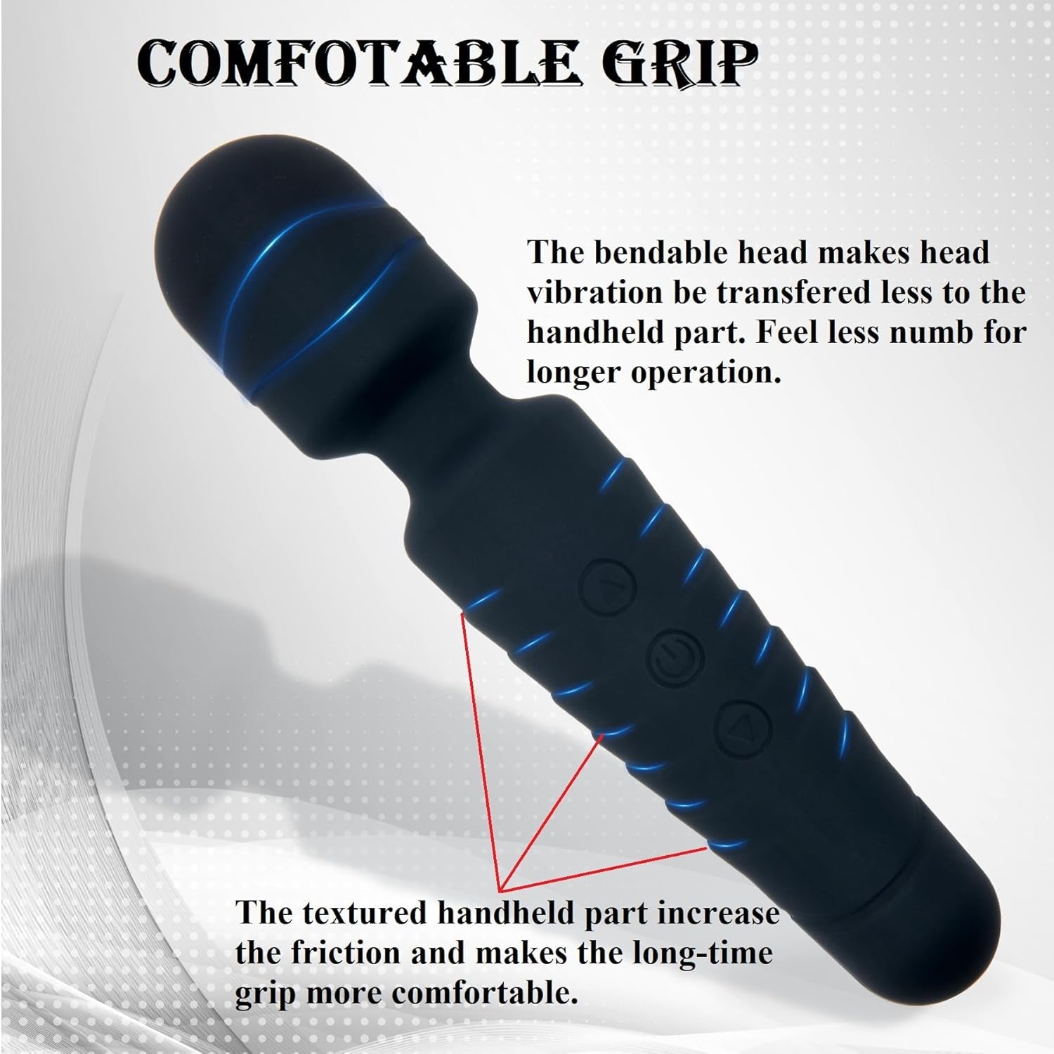 FlexMuse Bendable Clitoral Vibrator Wand - Vixen | Nova Network