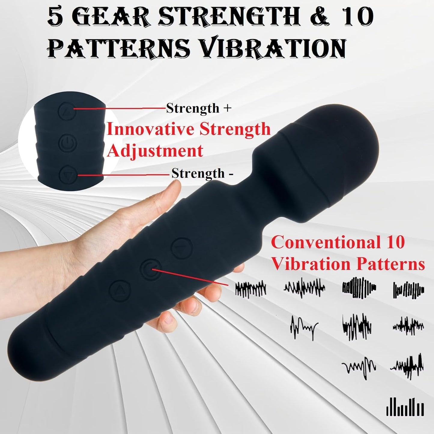 FlexMuse Bendable Clitoral Vibrator Wand - Vixen | Nova Network