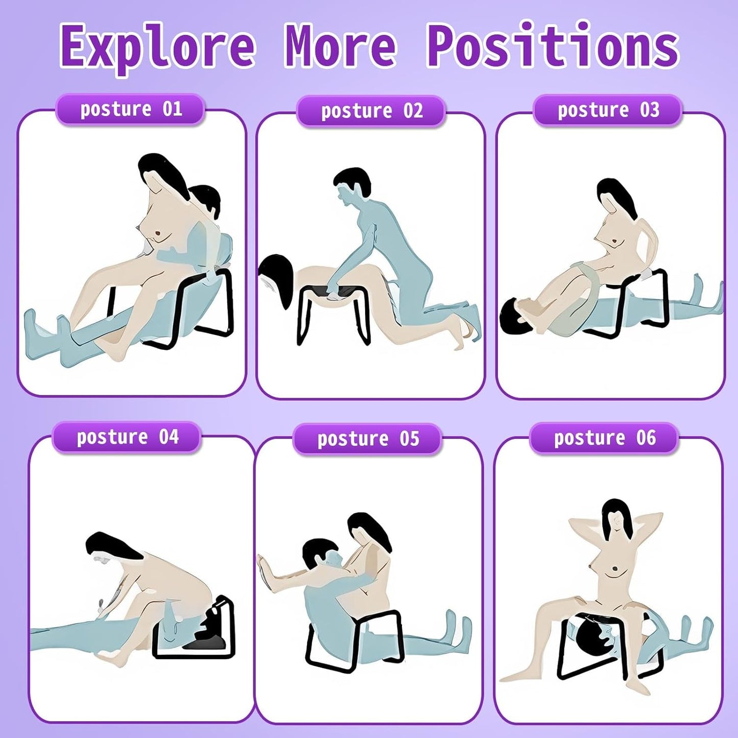 FlexRide Adjustable Bouncing Intimacy Sex Chair - Vixen | Nova Network