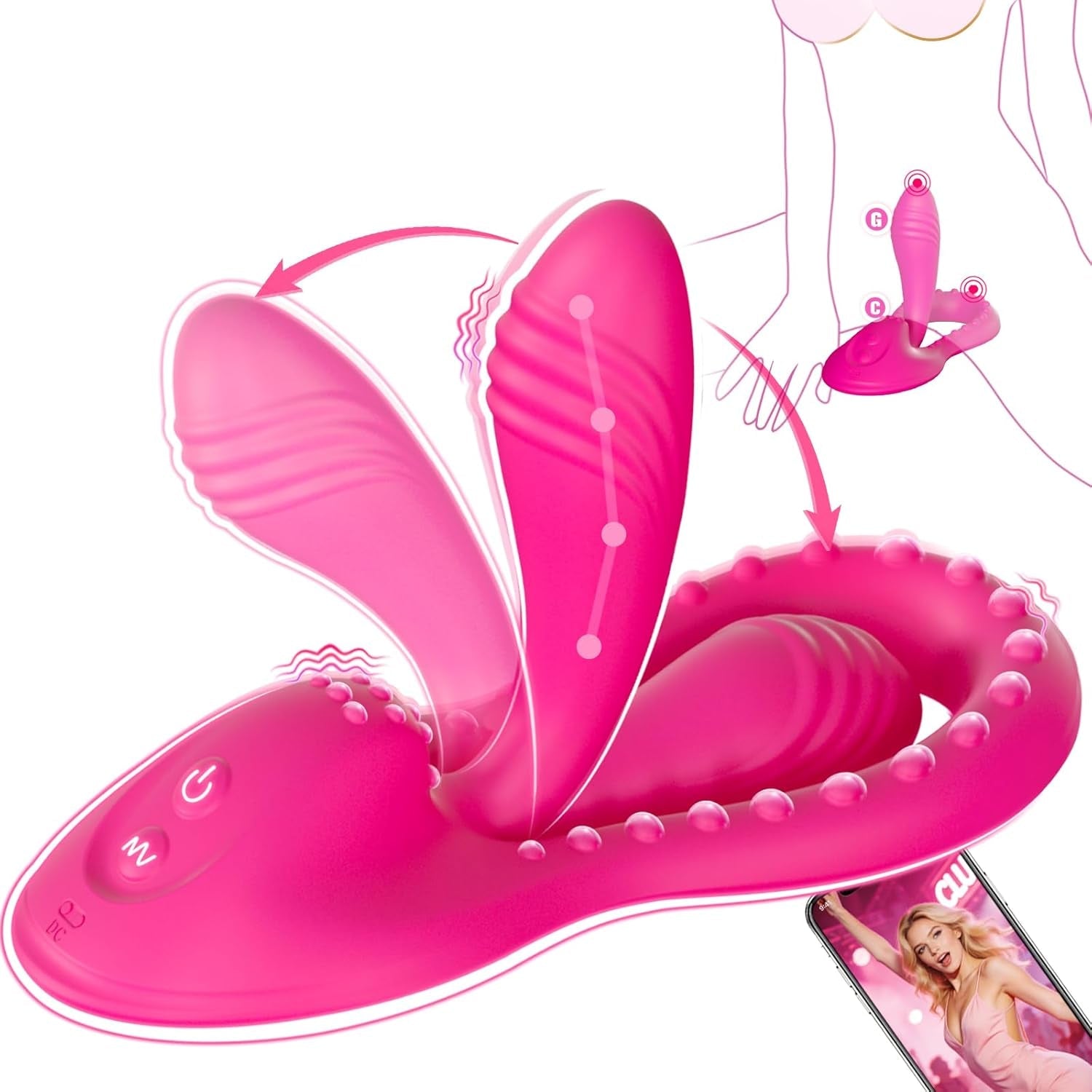 FlexSiren 360° Bendable Riding Dildo Vibrator - Vixen | Nova Network