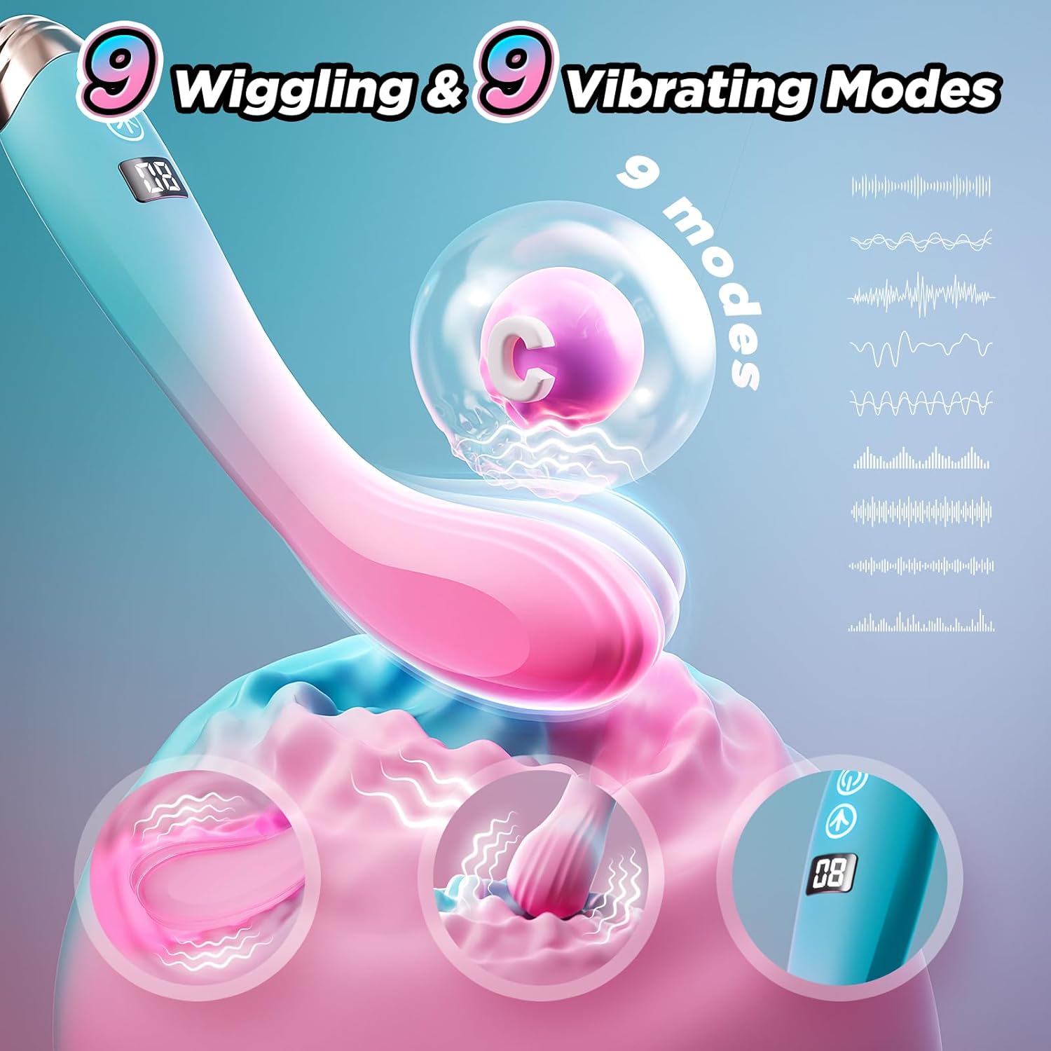 FlexTease Wiggling G - Spot Vibrator - Vixen | Nova Network