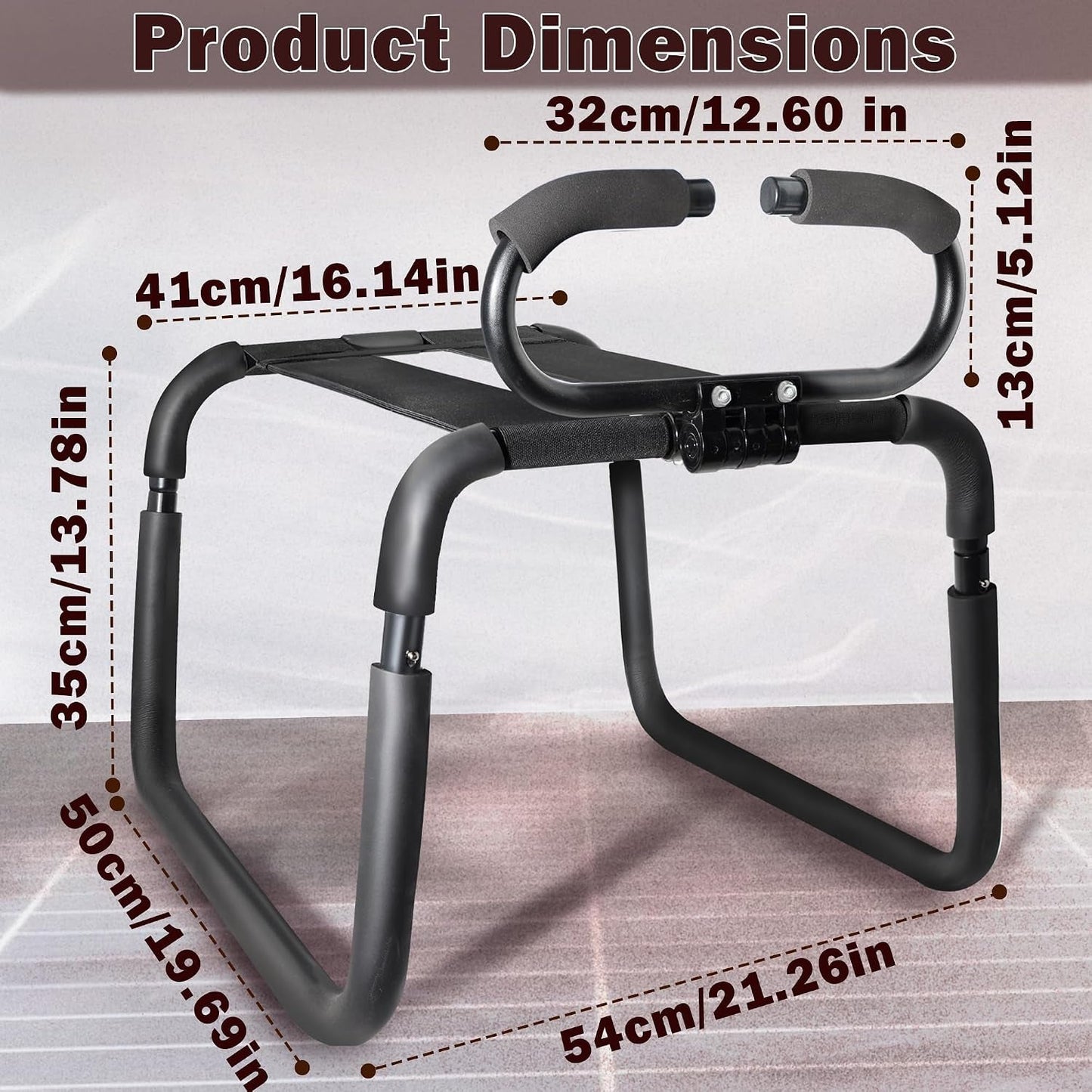 FlexThrone Adjustable Sex Chair | Elastic Band Support - Vixen Adult Playroom