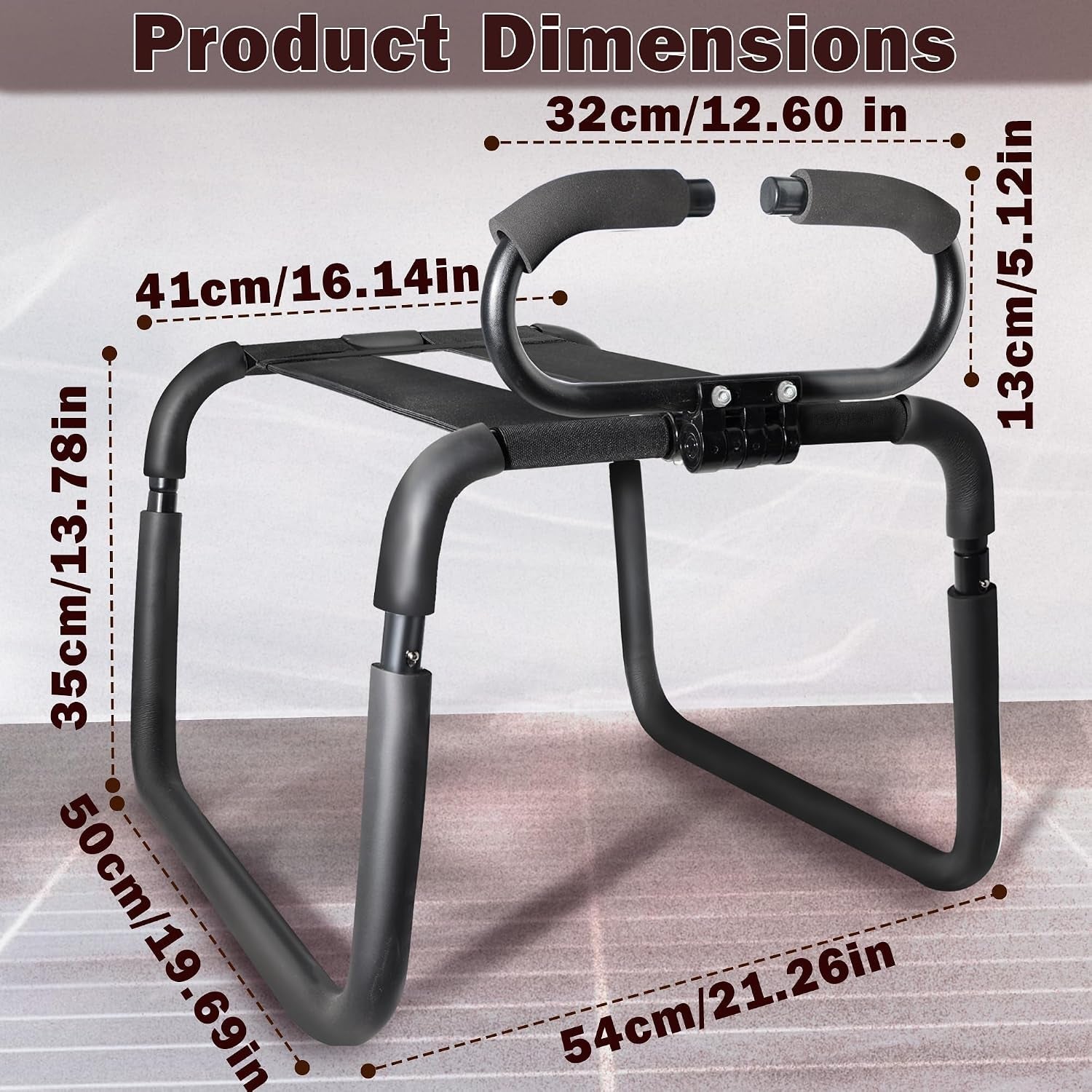 FlexThrone Adjustable Sex Chair | Elastic Band Support - Vixen Adult Playroom