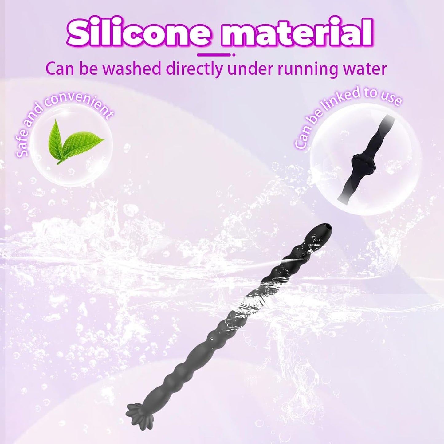 FlexTrio 3-Piece Hollow Silicone Urethral Sound Set - Vixen | Nova Network