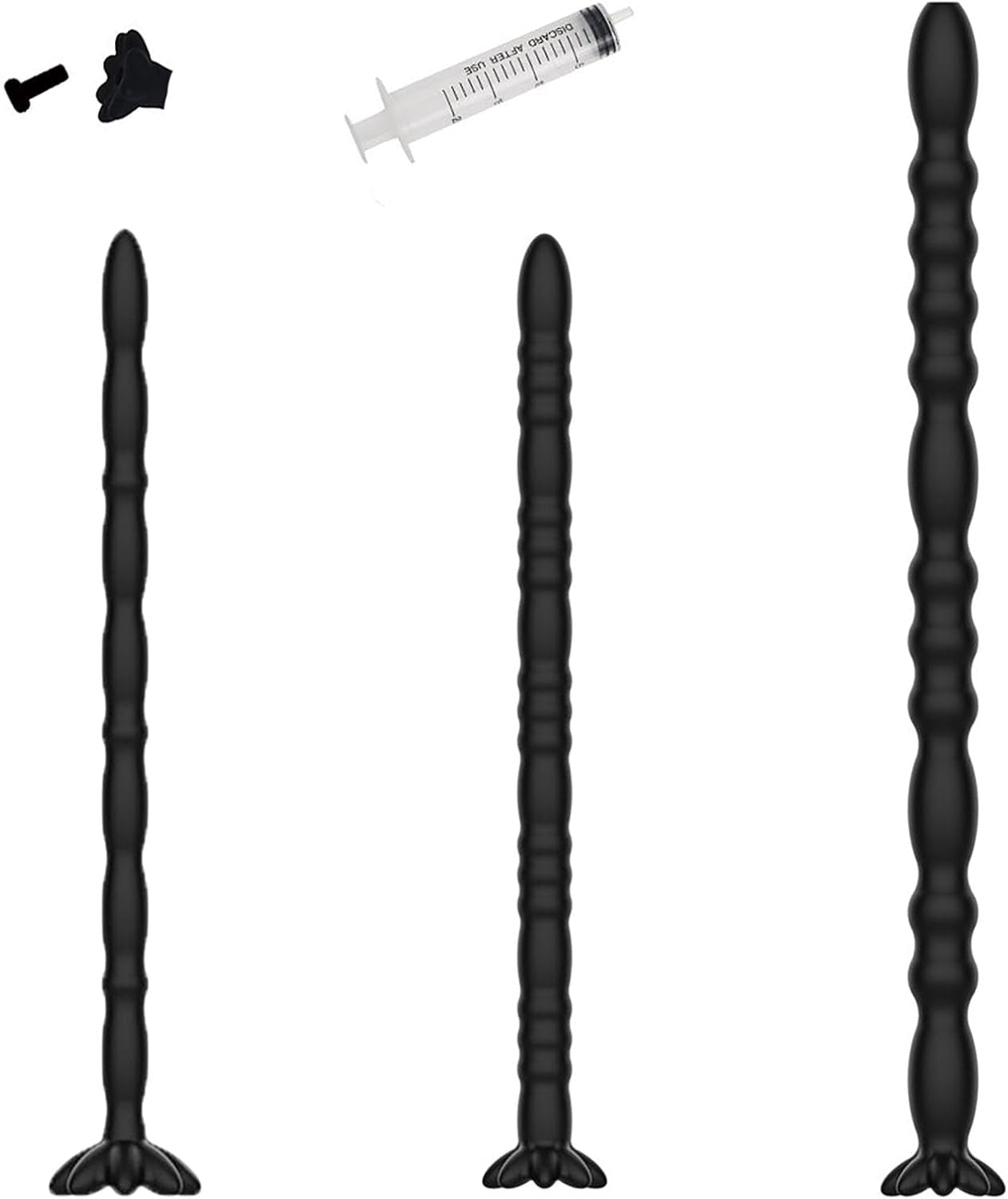 FlexTrio 3-Piece Hollow Silicone Urethral Sound Set - Vixen | Nova Network