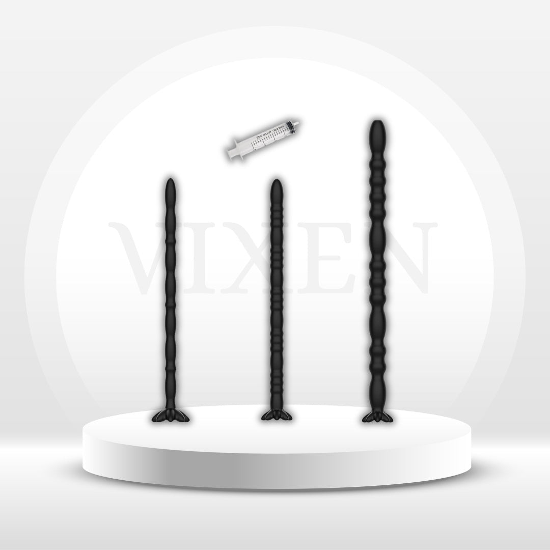 FlexTrio 3-Piece Hollow Silicone Urethral Sound Set - Vixen | Nova Network