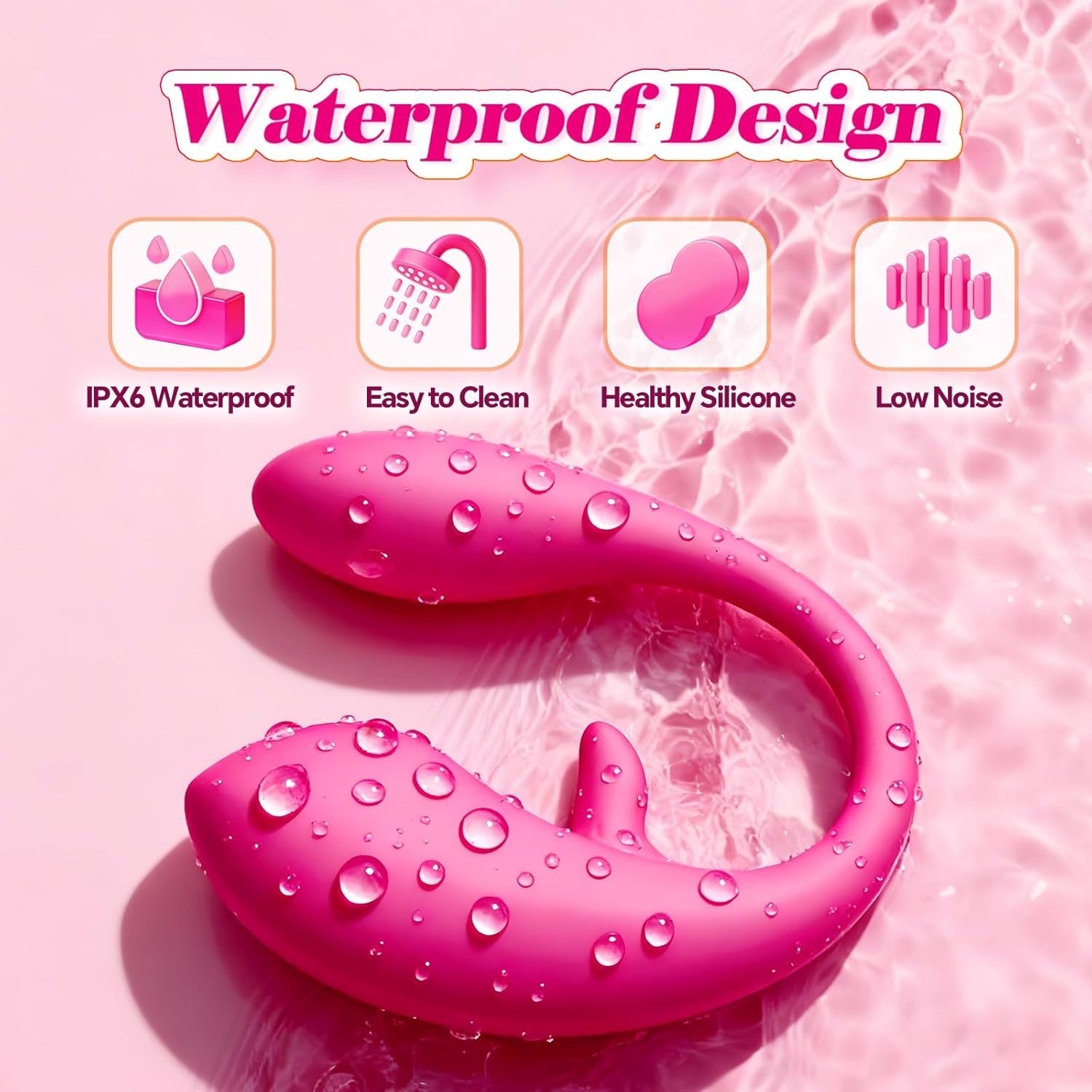 FlickWhisper App-Control Tapping Wearable Egg Vibrator - Vixen | Nova Network