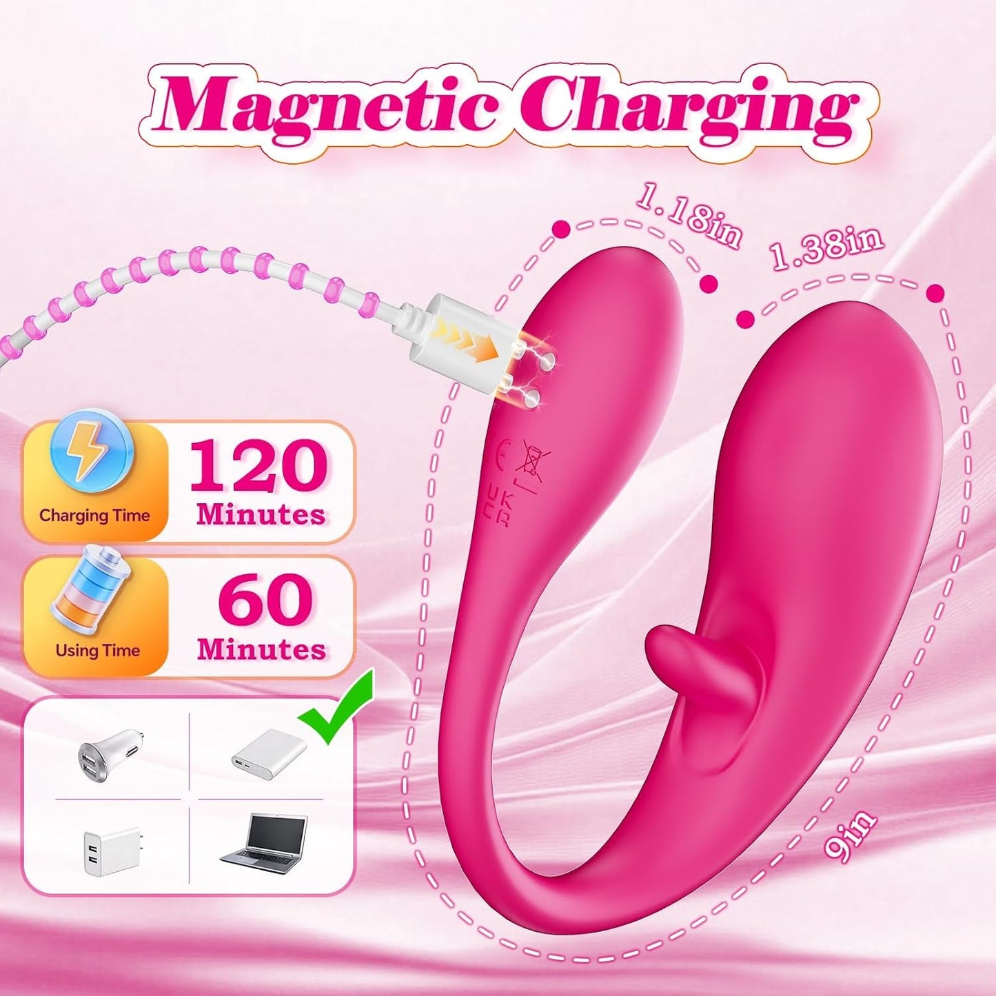 FlickWhisper App-Control Tapping Wearable Egg Vibrator - Vixen | Nova Network