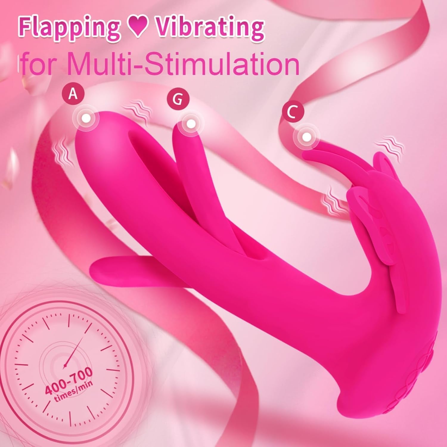 FlirtFlick Remote Flapping Wearable Panty Vibrator - Vixen | Nova Network