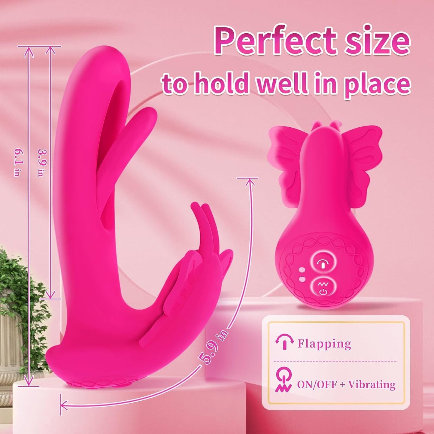 FlirtFlick Remote Flapping Wearable Panty Vibrator - Vixen | Nova Network