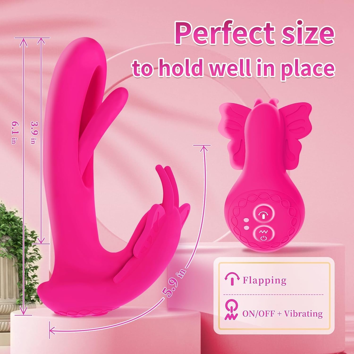 FlirtFlick Remote Flapping Wearable Panty Vibrator - Vixen | Nova Network