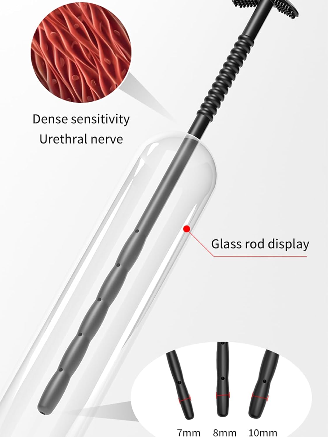 FlowCore Urethral Dilator with Syringe - Vixen | Nova Network