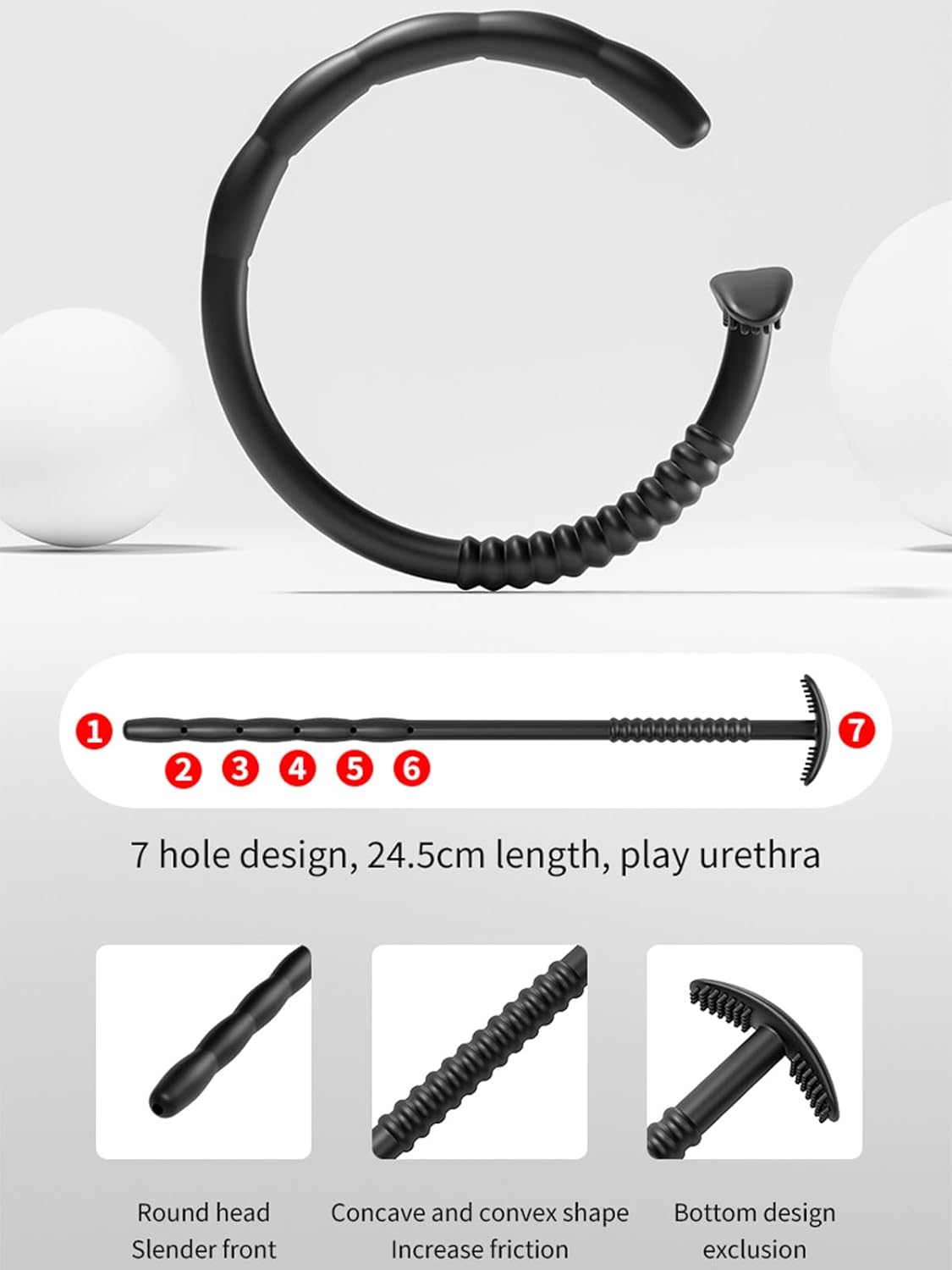 FlowCore Urethral Dilator with Syringe - Vixen | Nova Network