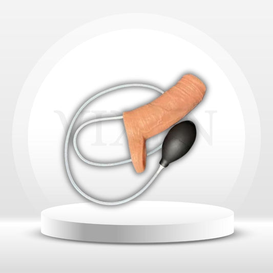 FlowFit Realistic Squirting Penis Sleeve - M - Vixen | Nova Network