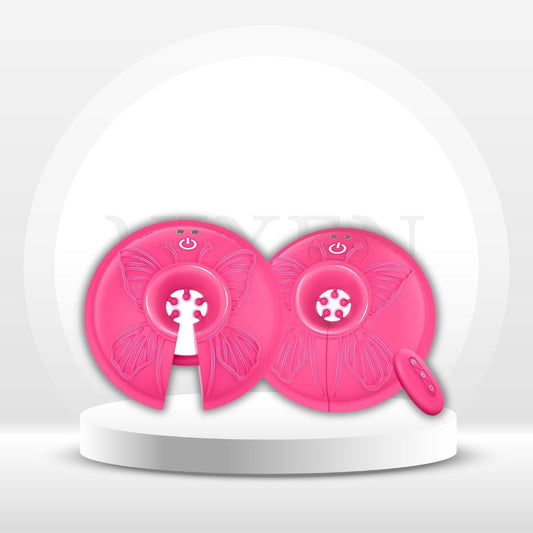 FlutterClamp Vibrating Nipple Clamps with App/Remote Control - Vixen | Nova Network