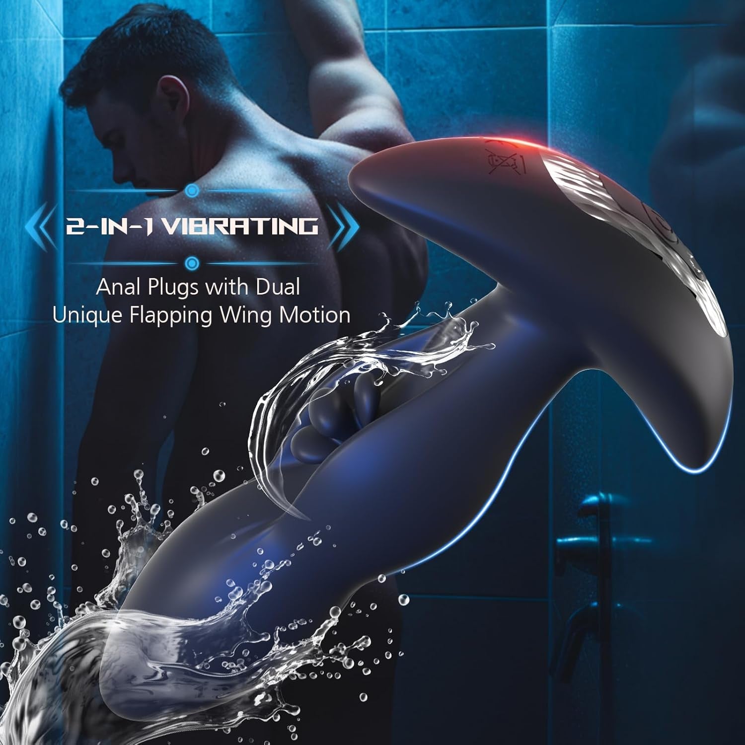 FlutterCore Flapping Prostate Massager & Anal Plug - Vixen | Nova Network