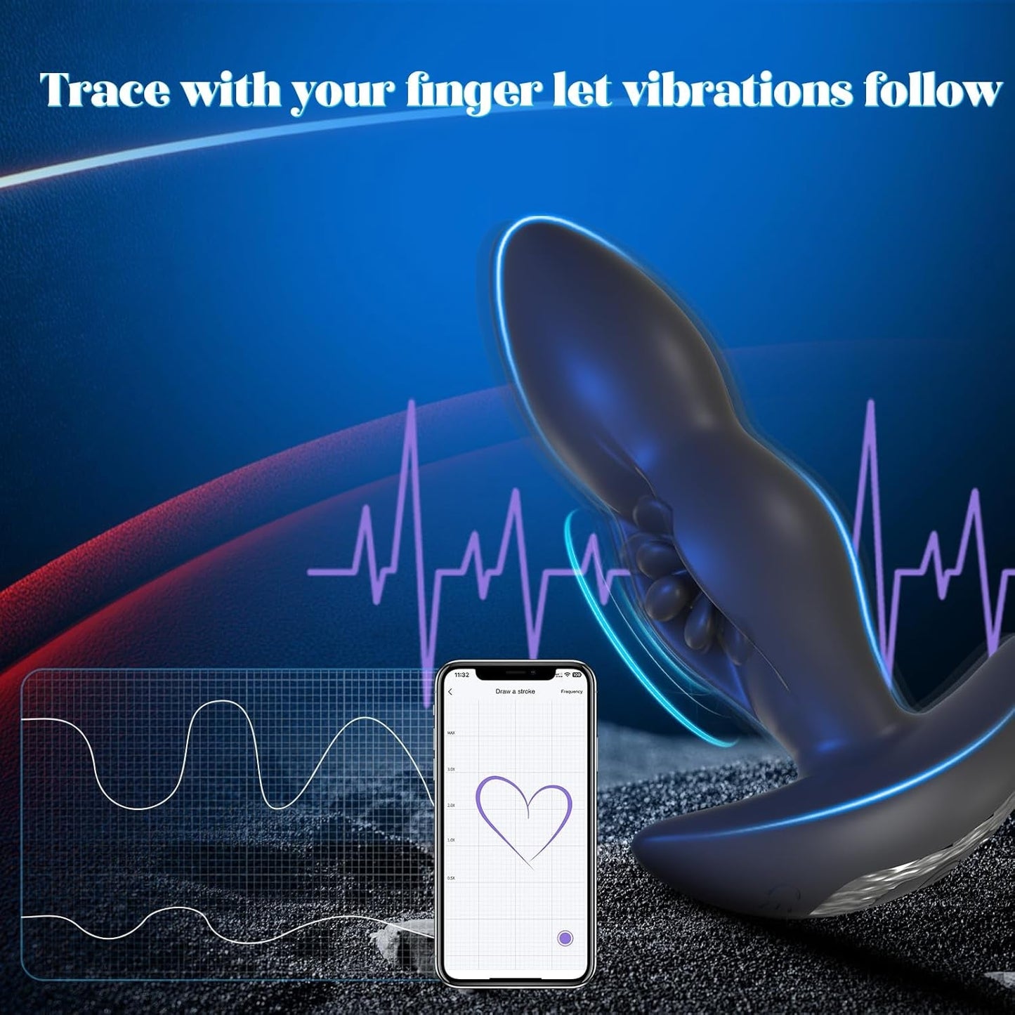 FlutterCore Flapping Prostate Massager & Anal Plug - Vixen | Nova Network