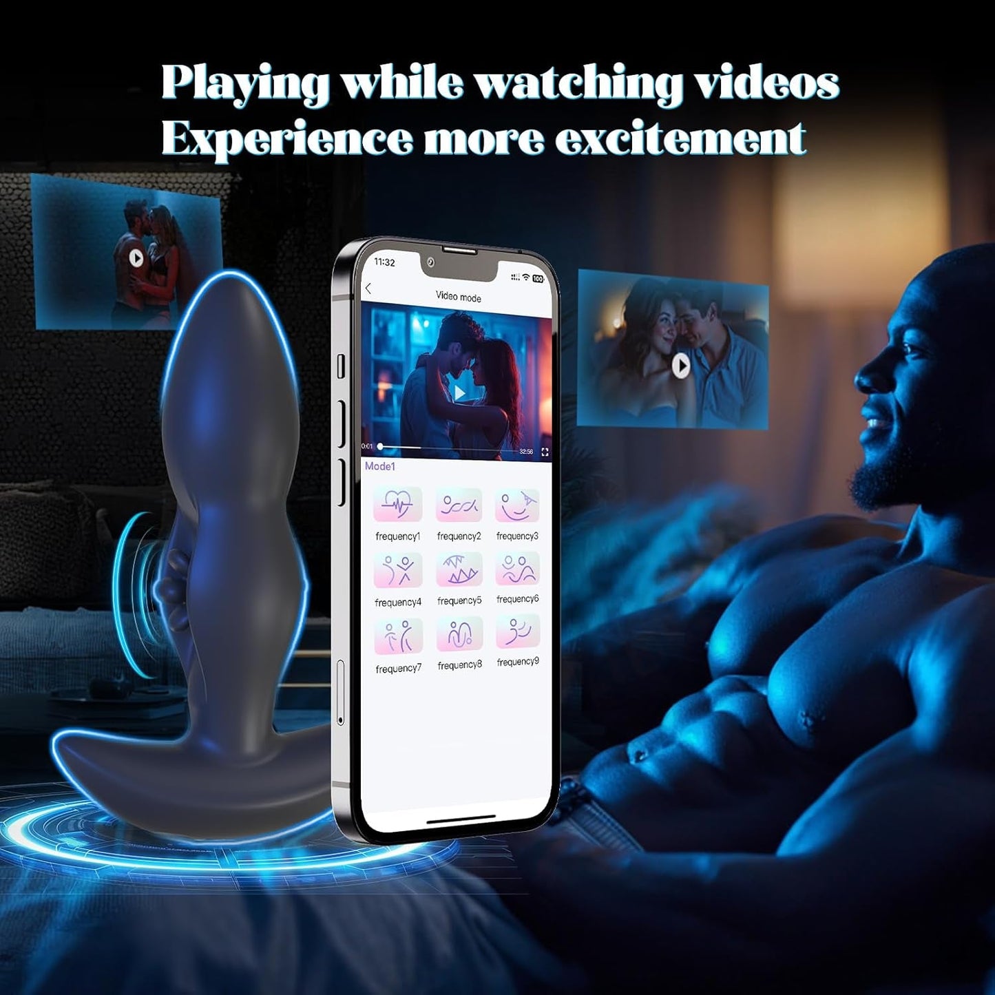 FlutterCore Flapping Prostate Massager & Anal Plug - Vixen | Nova Network