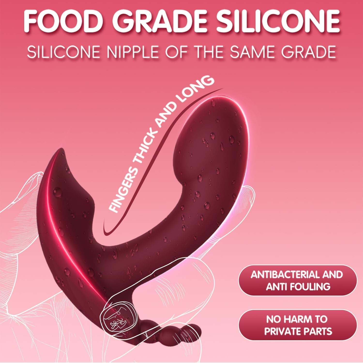 FlutterLink App Control Wearable Triple Stim Panty Vibrator - Vixen | Nova Network