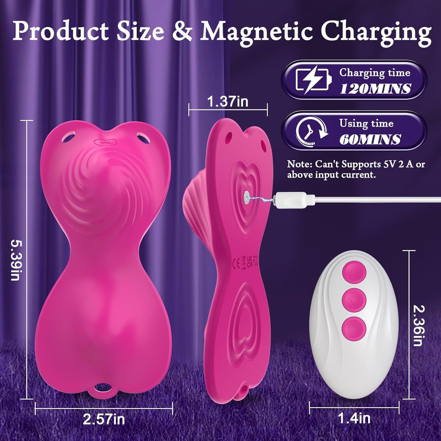 FlutterRide App Controlled Butterfly Ride - On Vibrator - Vixen | Nova Network