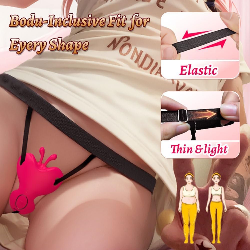 FlutterThrust Hands - Free Butterfly Panty Vibrator - Vixen | Nova Network