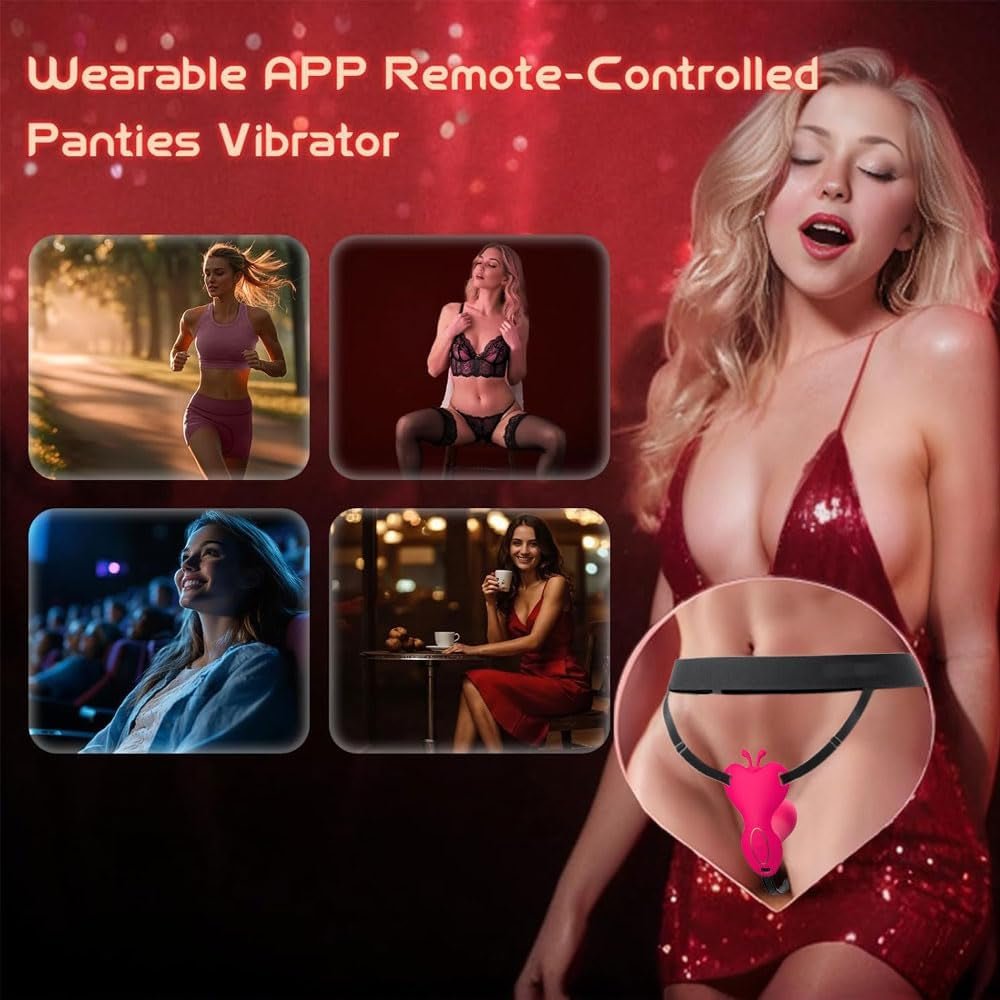 FlutterThrust Hands - Free Butterfly Panty Vibrator - Vixen | Nova Network