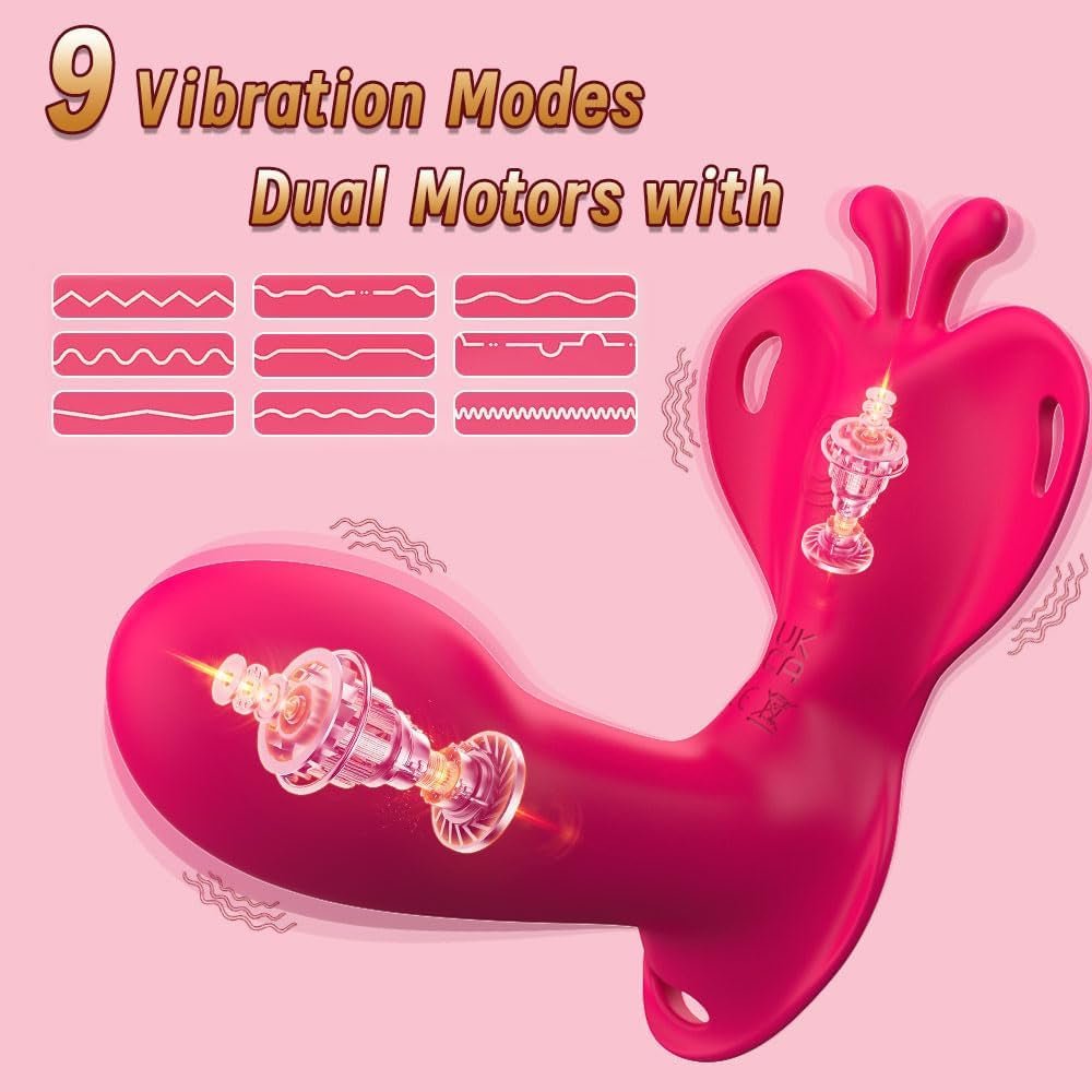 FlutterThrust Hands - Free Butterfly Panty Vibrator - Vixen | Nova Network