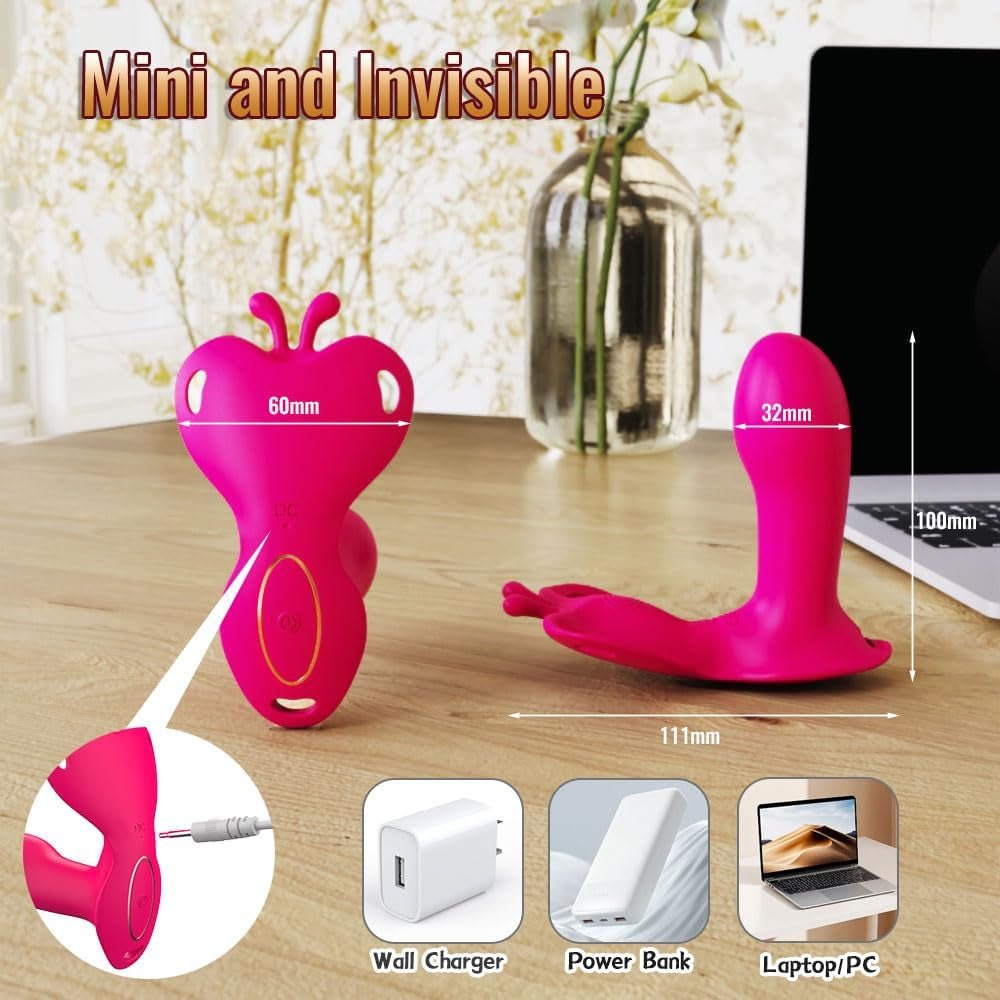 FlutterThrust Hands - Free Butterfly Panty Vibrator - Vixen | Nova Network