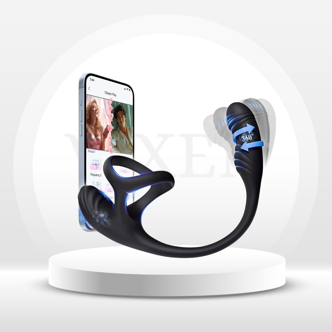 FourZone 4-in-1 Vibrating Cock Ring and Prostate Massager - Vixen Adult Playroom