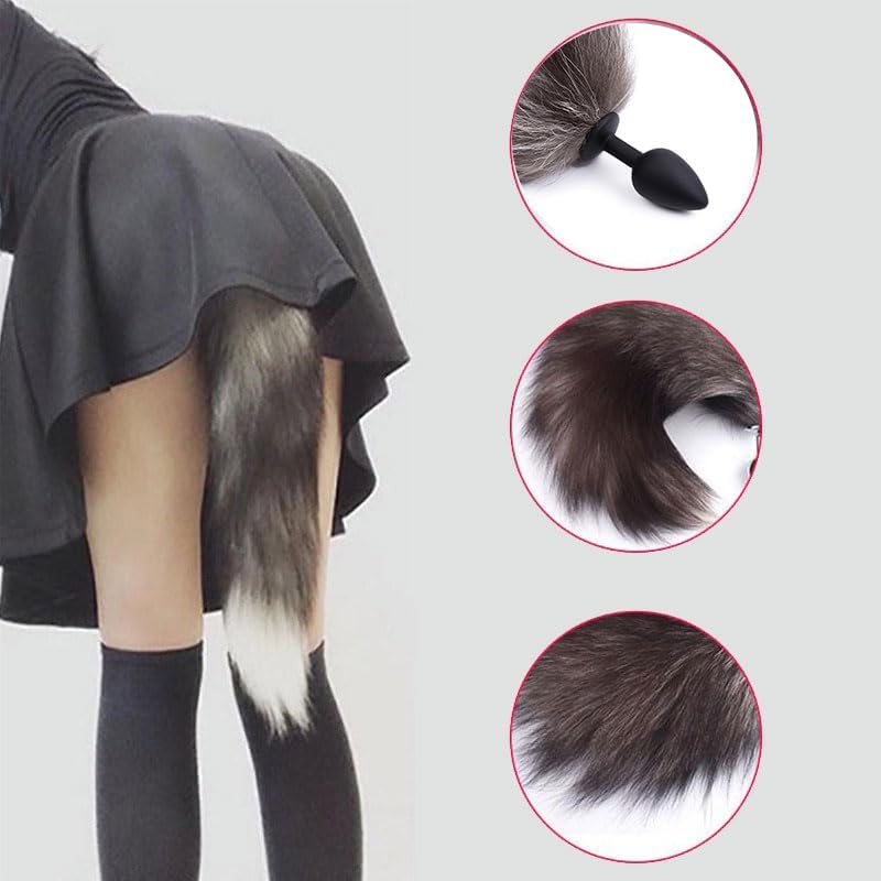FoxPulse Bullet Vibrator Fox Tail Butt Plug Set - Vixen | Nova Network