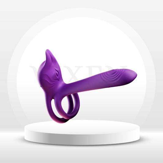 FoxPulse Couples Vibrating Cock Ring - Vixen | Nova Network