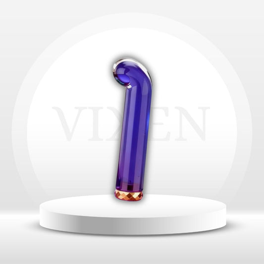 FrostedArc Curved Glass Bullet G - Spot Vibrator - Vixen | Nova Network