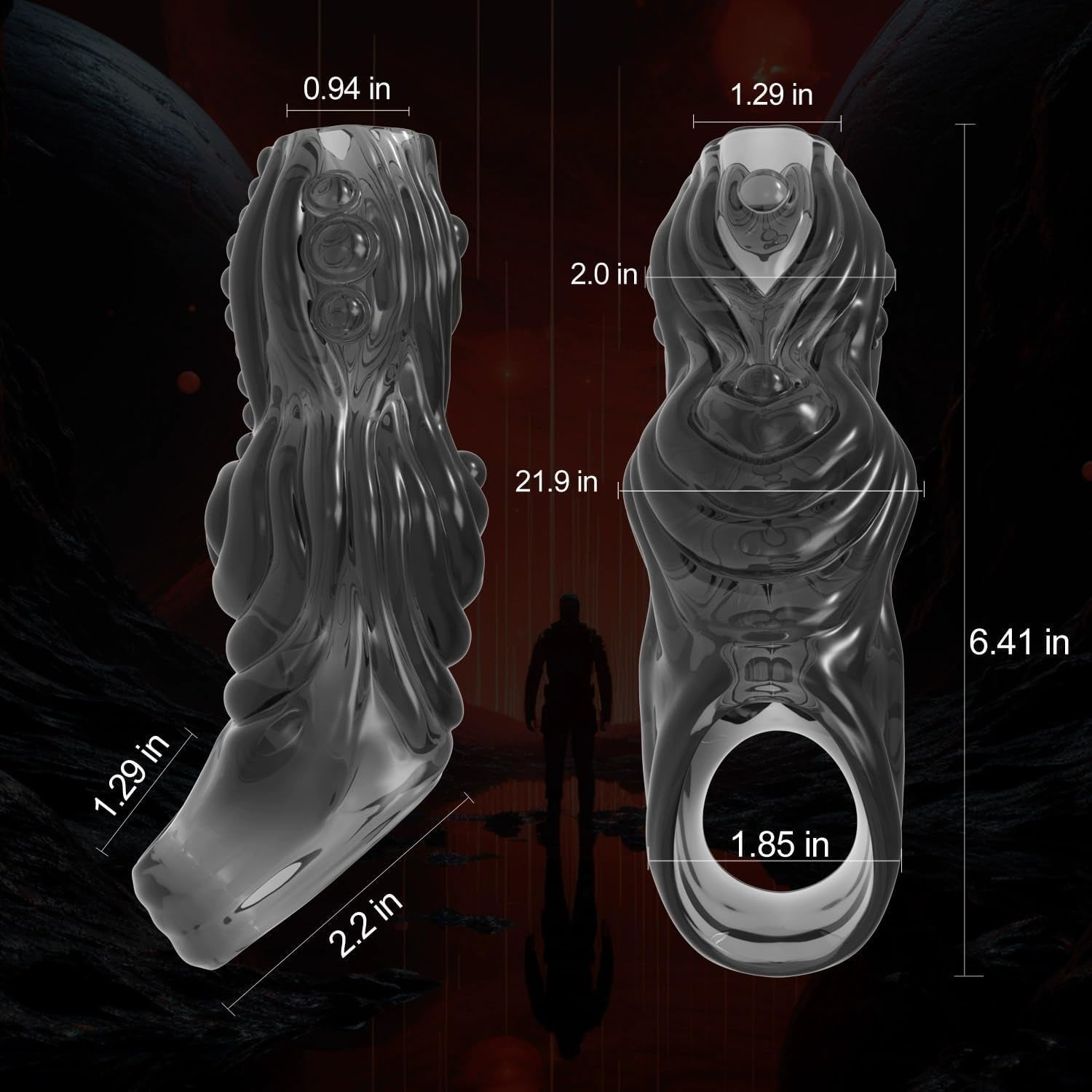 FullLock Monster Silicone Cock Sleeve Extender - Vixen | Nova Network