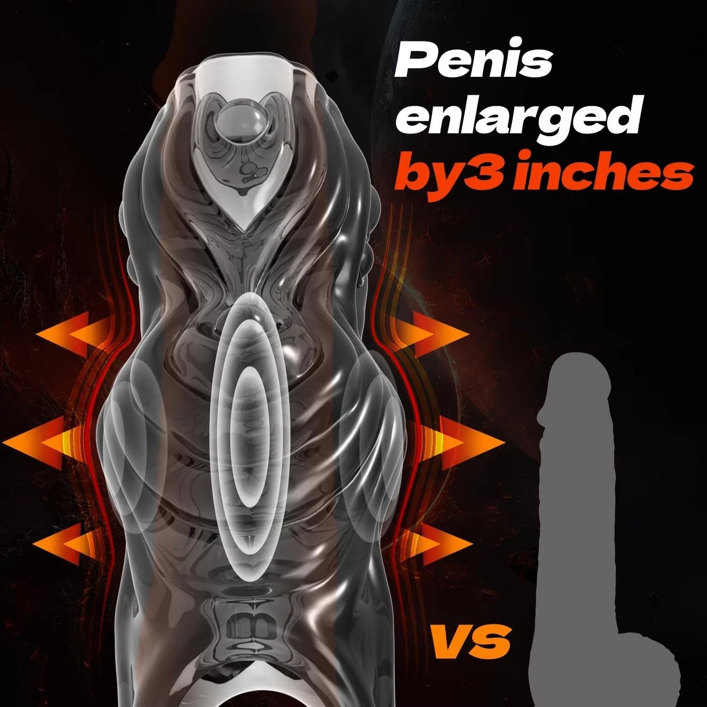 FullLock Monster Silicone Cock Sleeve Extender - Vixen | Nova Network